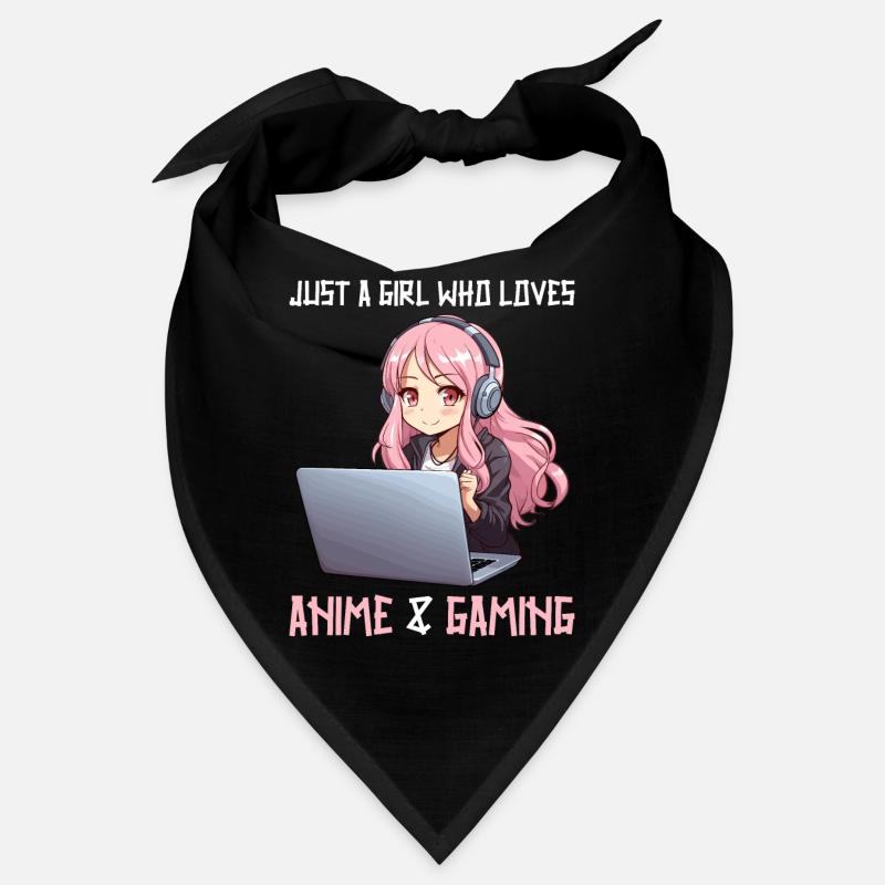 Kawaii Mädchen Anime Manga Mädchen Katze Bandana