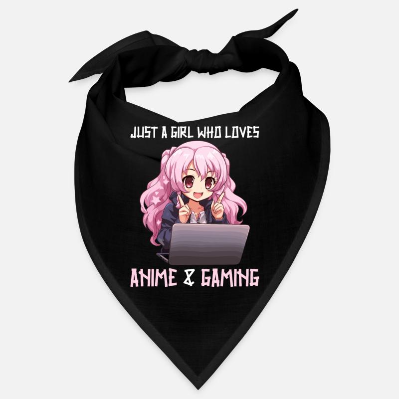 Kawaii Mädchen Anime Manga Mädchen Katze Bandana