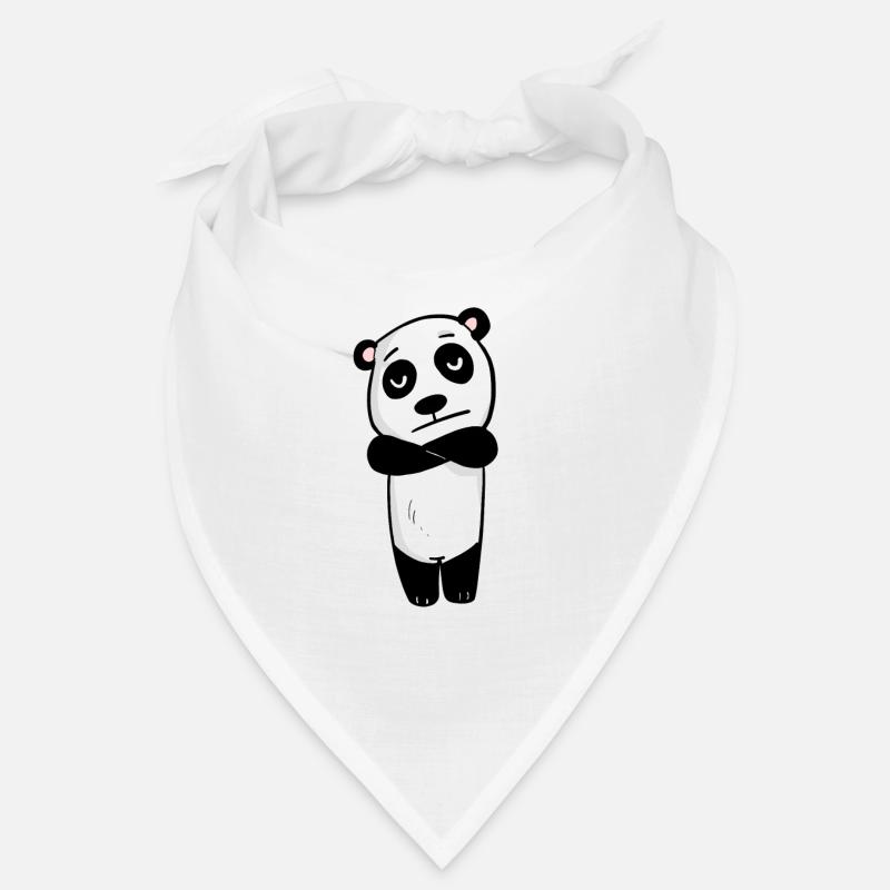 Panda ist genervt Bandana