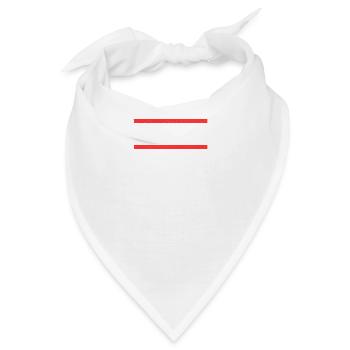 Bayer Bayerin Bayern - Bandana - Weiß - Vorne