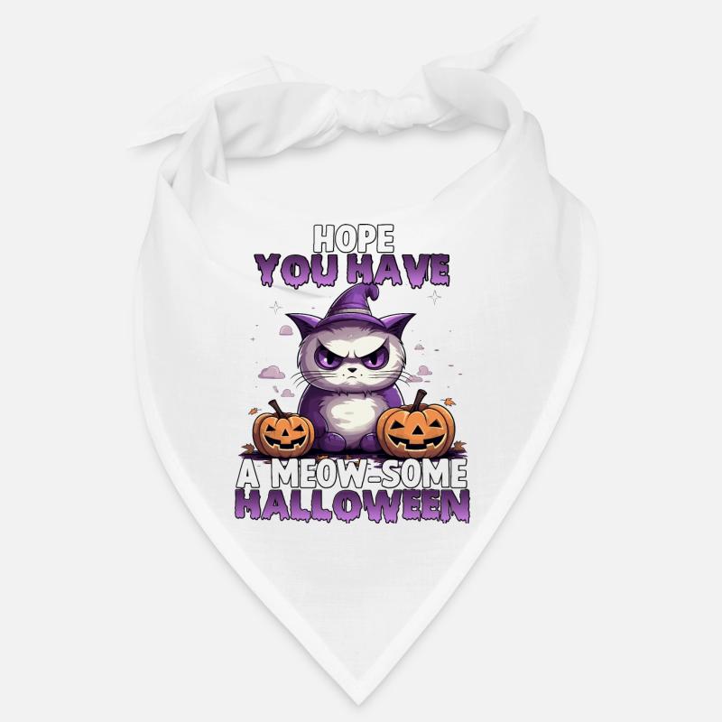 Grumpy Katzen Halloween Kostüm Katzen Bandana