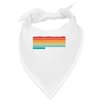 Sachse Sächsin Sachsen - Bandana - Weiß - Vorne