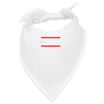 Saarländer Saarländerin Saarland - Bandana - Weiß - Vorne