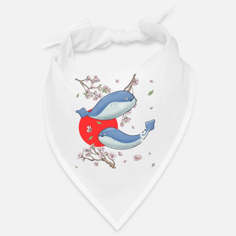 Sacabambaspis Poisson Meme Sakura Fleur de cerisier Bandana