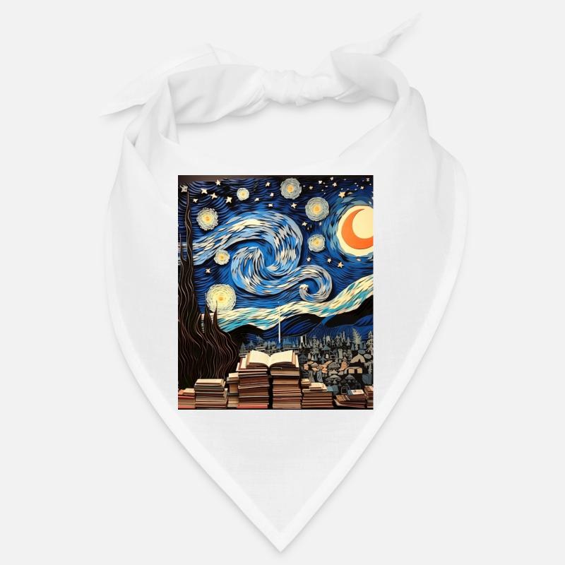 Professeur d’anglais nuit étoilée chemise littéraire Bandana