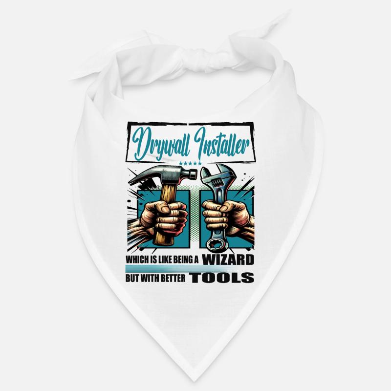 Poseur de cloisons sèches Profession Dire Ouvrier Bandana