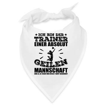 Mannschaft Handballspieler Beachhandball Ballsport - Bandana - Weiß - Vorne