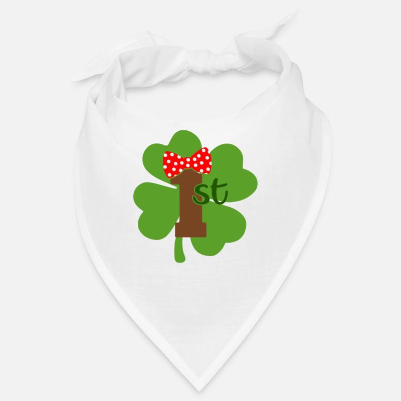 St Patricks Day Accessoires Ireland Shamrock Deko Bandana