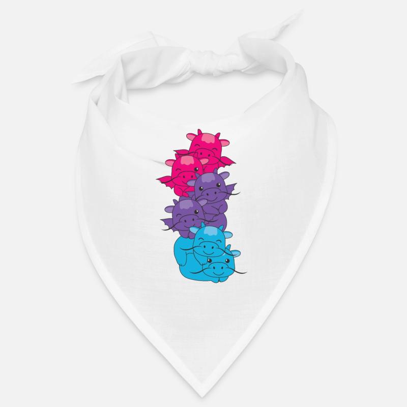 androgynous flag pride LGBTQ cute dragon Bandana