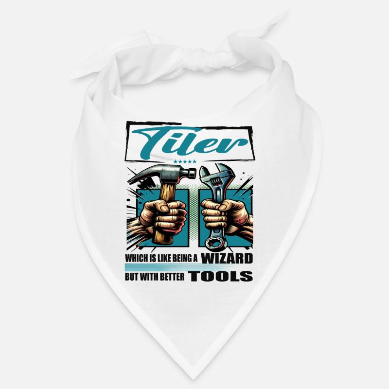 Tiler Profession Saying Worker Bandana