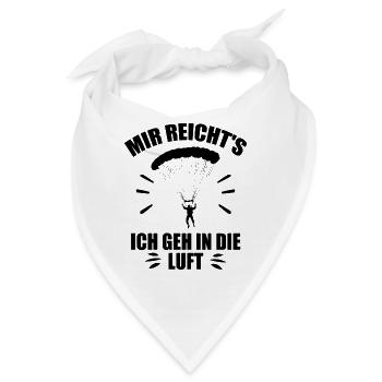Mir reichts ich geh in die luft - Bandana - Weiß - Vorne