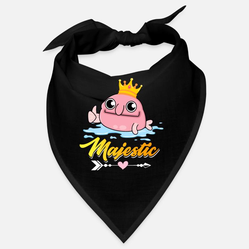 Drôle de Blobfish King Créature marine Bandana