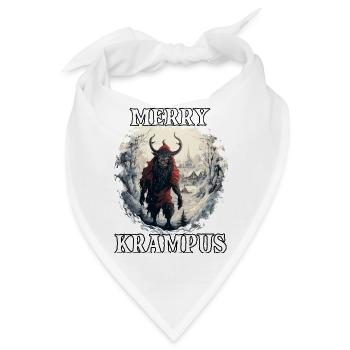 Krampus T | Krampus Kostüm | Schauriger - Bandana - Weiß - Vorne