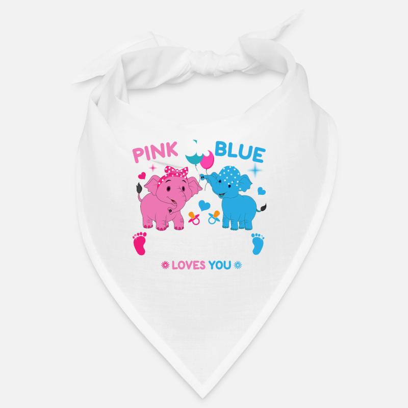 Pink Oder Blue Daddy Liebt Dich Geschlecht Bandana