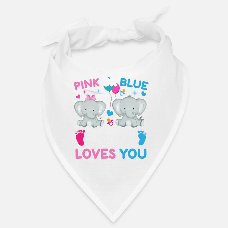 Pink Oder Blue Daddy Liebt Dich Geschlecht Bandana