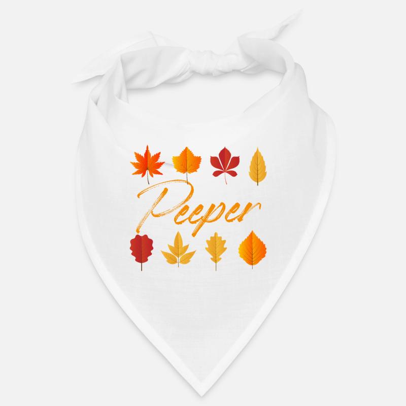 Peeper arbre feuilles collectionneur automne saison peeping Bandana