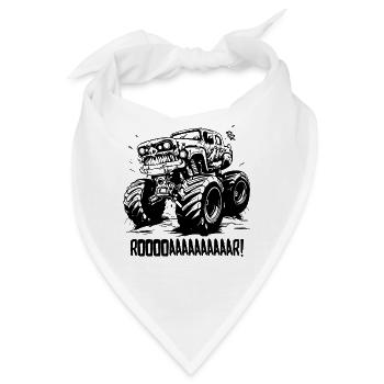 Super Monster Truck - Bandana - Weiß - Vorne