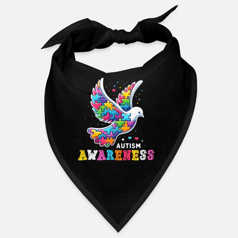 Autism Awareness puzzles piece Bandana
