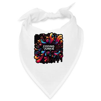 Coding Junkie 12 - Bandana - Weiß - Vorne