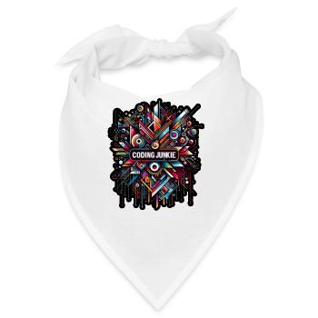 Coding Junkie 10 - Bandana - Weiß - Vorne
