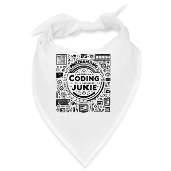 Coding Junkie 8 - Bandana - Weiß - Vorne