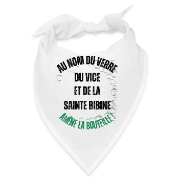 Männer, Frauen, Humorvoll, Humorvolles T-Shirt-Geschenk - Bandana - Weiß - Vorne