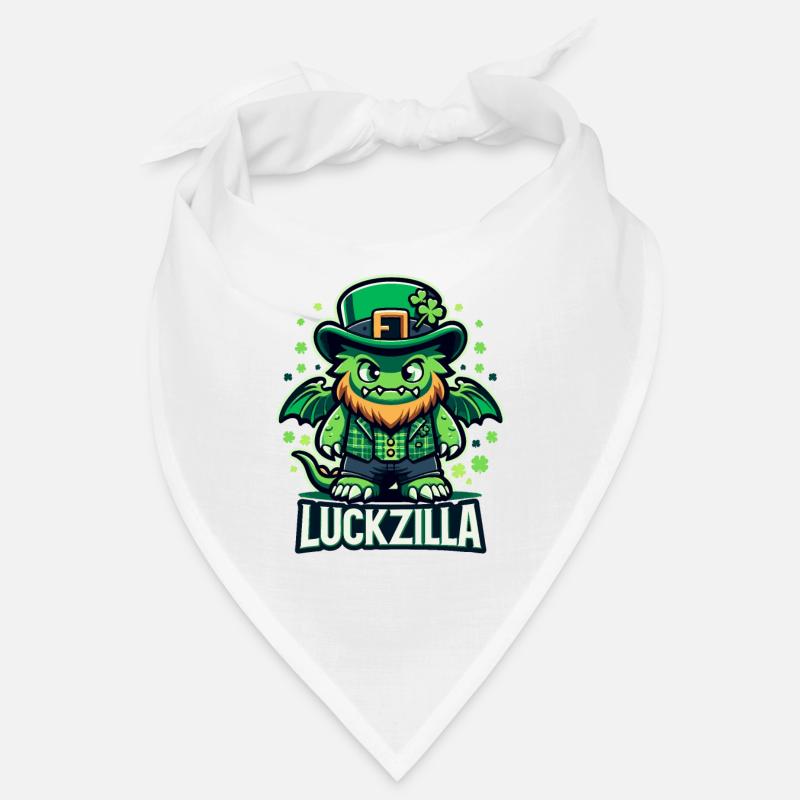 Luckzilla St. Paddy's Day Dragon Bandana