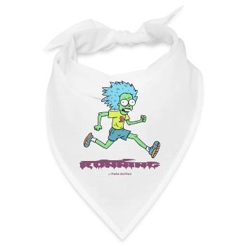 Zombie-Marathon: Laufen - Bandana - Weiß - Vorne
