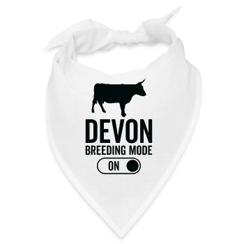 Kuhzuchtmodus Auf - Devon - Bandana - Weiß - Vorne