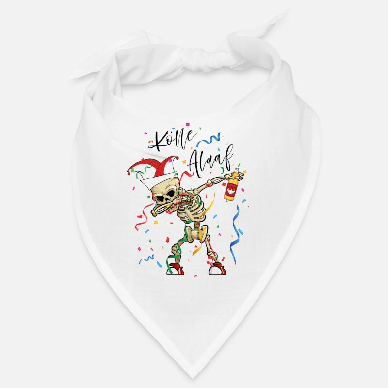 Carnaval Kölle Alaaf Dabbing Squelette Fun Bandana
