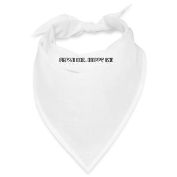 Wandern - Fresh air, happy me - Bandana - Weiß - Vorne