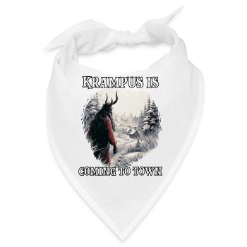 Krampus Maske | Krampus Kostüm | Germanische - Bandana - Weiß - Vorne