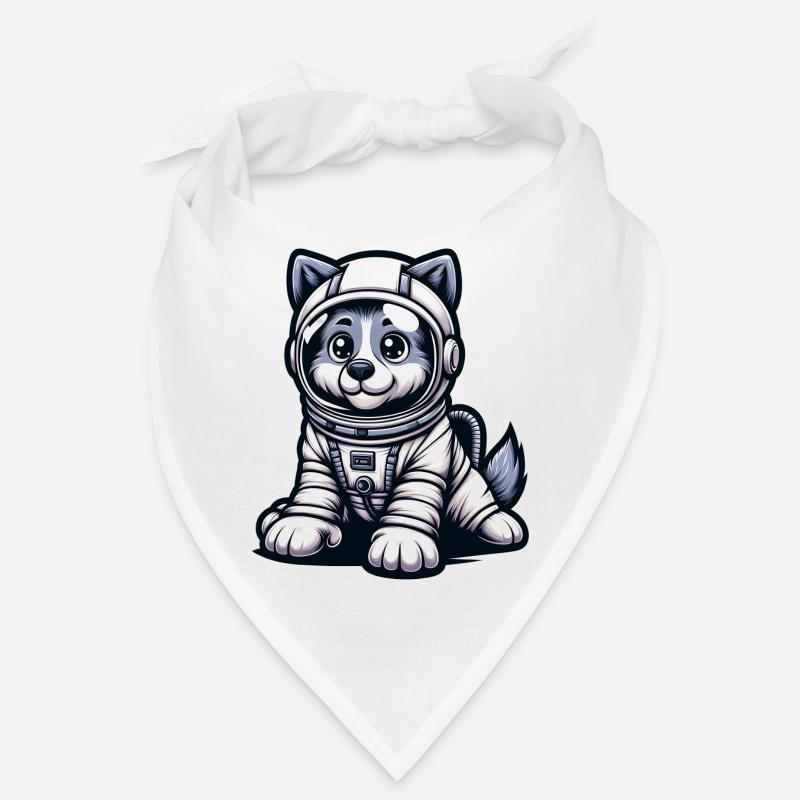 Chien mignon astronaute Bandana