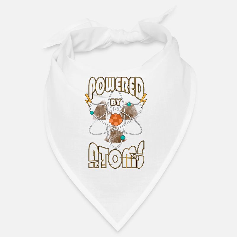 Powered by Atoms Funny Sayings Physics Gift Bandana