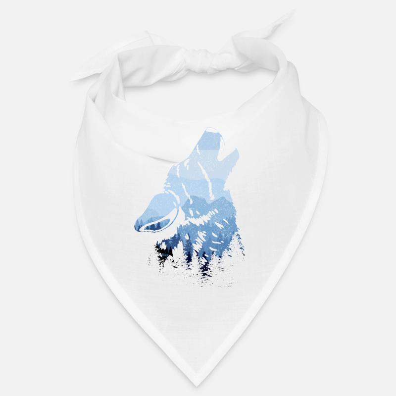 Heulender Wolf Geschenk Bandana
