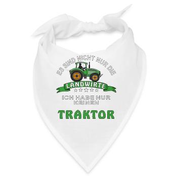 TRAKTOR LANDWIRT - Bandana - Weiß - Vorne