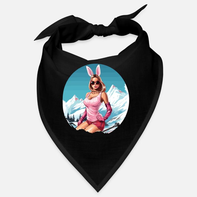 Après Party Montagnes Snow Ski Bunny Bandana