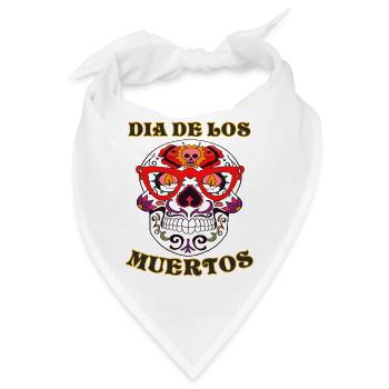 DIA DE LOS MUERTOS - Bandana - Weiß - Vorne