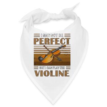 GEIGE BUT I CAN PLAY THE FIDDLE - Bandana - Weiß - Vorne