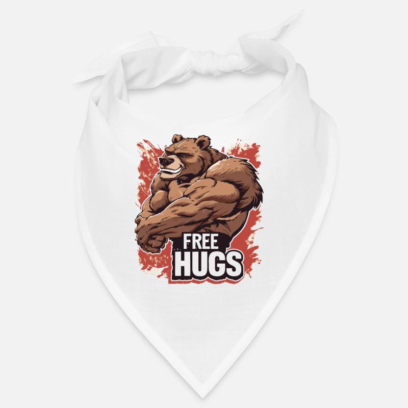 Bodybuilder Rough Bear - Câlins gratuits Bandana
