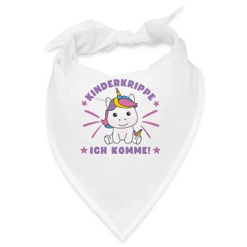 Kinderkrippe Ich Komme! - Bandana - Weiß - Vorne