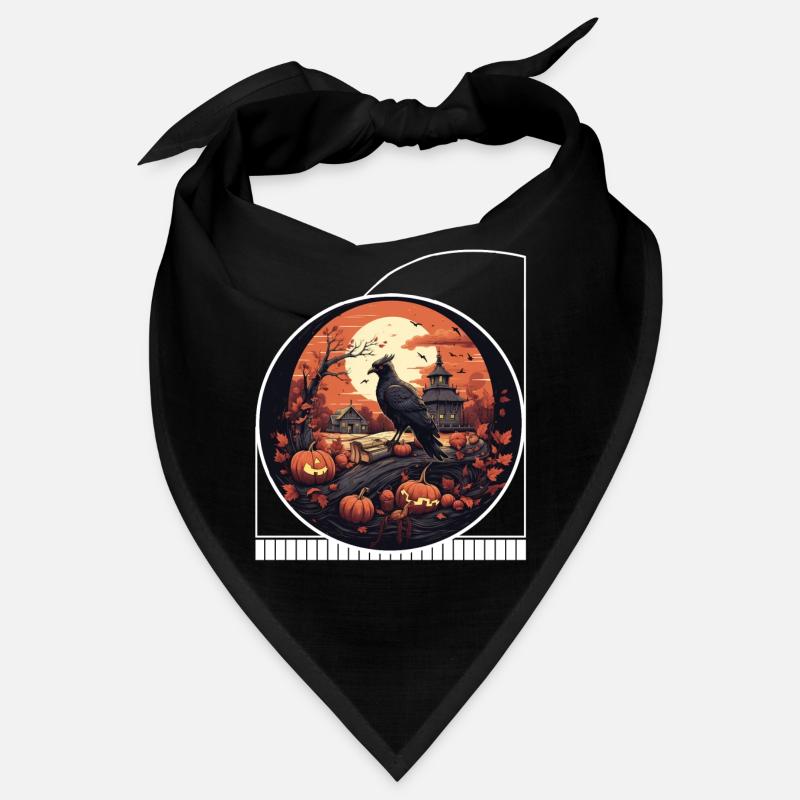 Cavalier sans tête ferme lecture Cottagecore Bandana