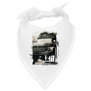 ZIL 131 DDR - Bandana - Weiß - Vorne