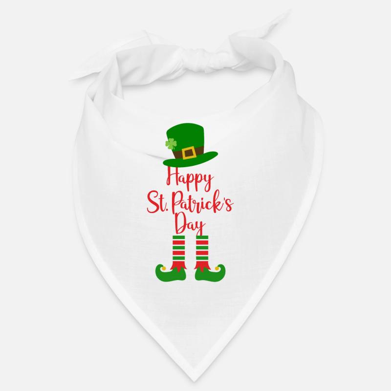 St Patricks Day Accessoires Ireland Shamrock Deko Bandana