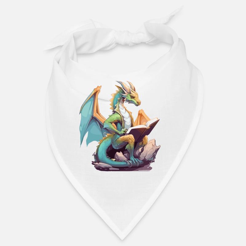 Dragons et livres Nerd Dragon Lover Bandana