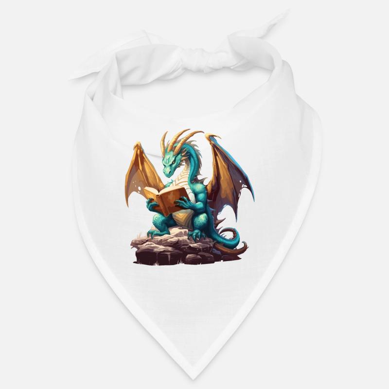 Dragons et livres Nerd Dragon Lover Bandana
