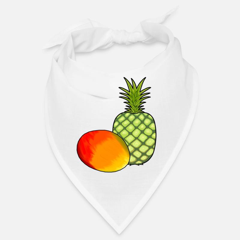 Mango Obst Früchte Ananas Vegetarisch Speise Bandana