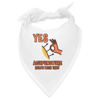 Yes, Acupuncture Helps With That 4 - Bandana - Weiß - Vorne