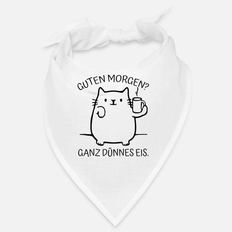 faule Katze Spruch Spruch Geschenk Idee Kätzchen Bandana