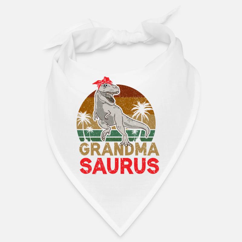 Omasaurus T Rex Dinosaure Granny Saurus Bandana